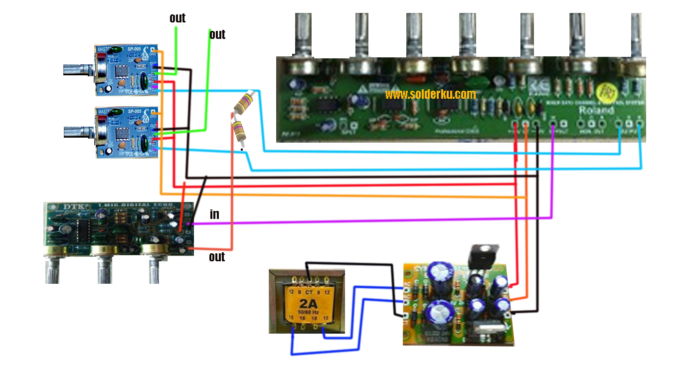 Cara Merakit Mixer 7 Potensio Solderku