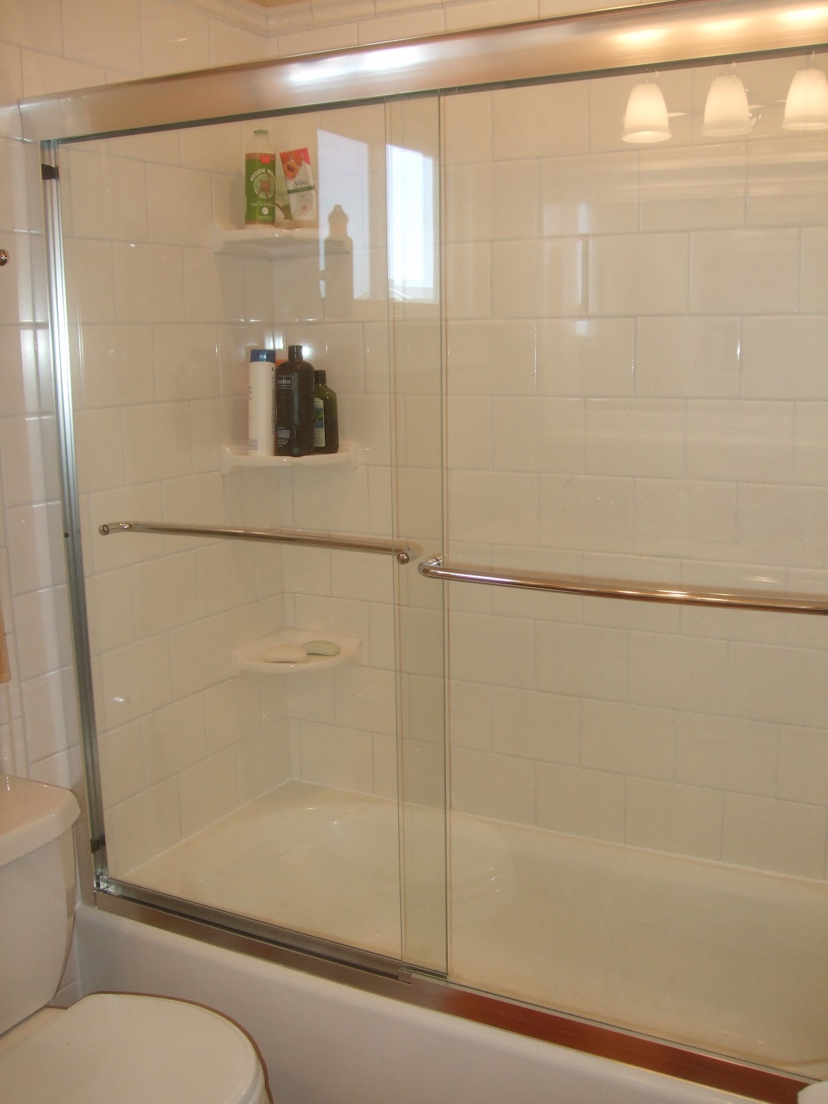 The Smiths Shower Glass Doors Installed