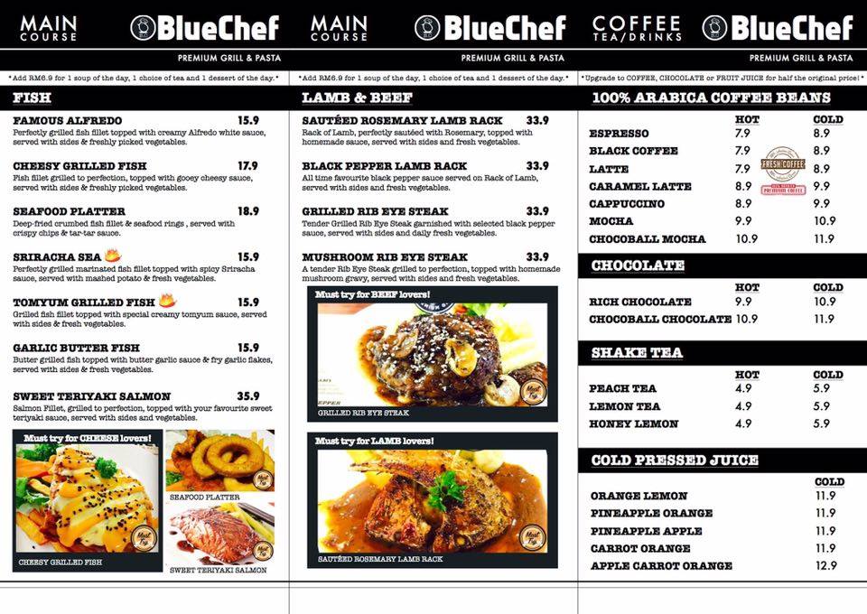 Blue Chef Premium Grill & Pasta @ I-Avenue, Bayan Lepas, Penang