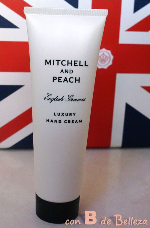 Luxury hand cream Mitchell and peach