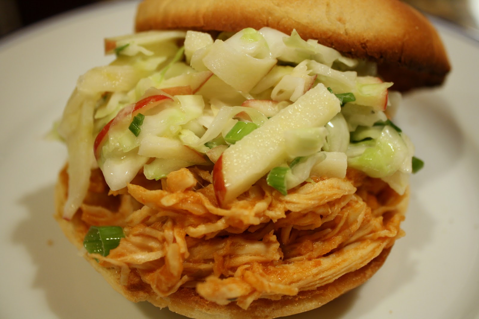 Cave Cibum Apple Cider Pulled Chicken Sandwiches