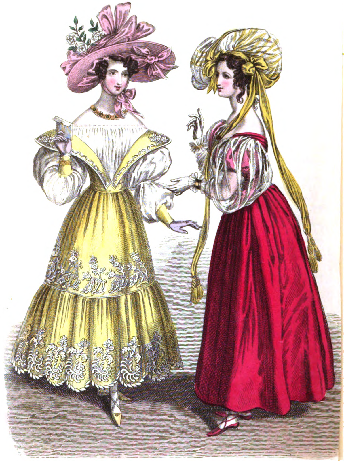 19th Century Historical Tidbits 1830 Fashions