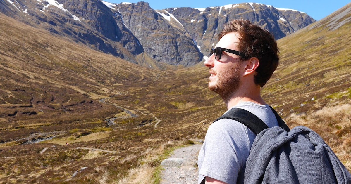 Hiking Creag Meagaidh in the Scottish Highlands