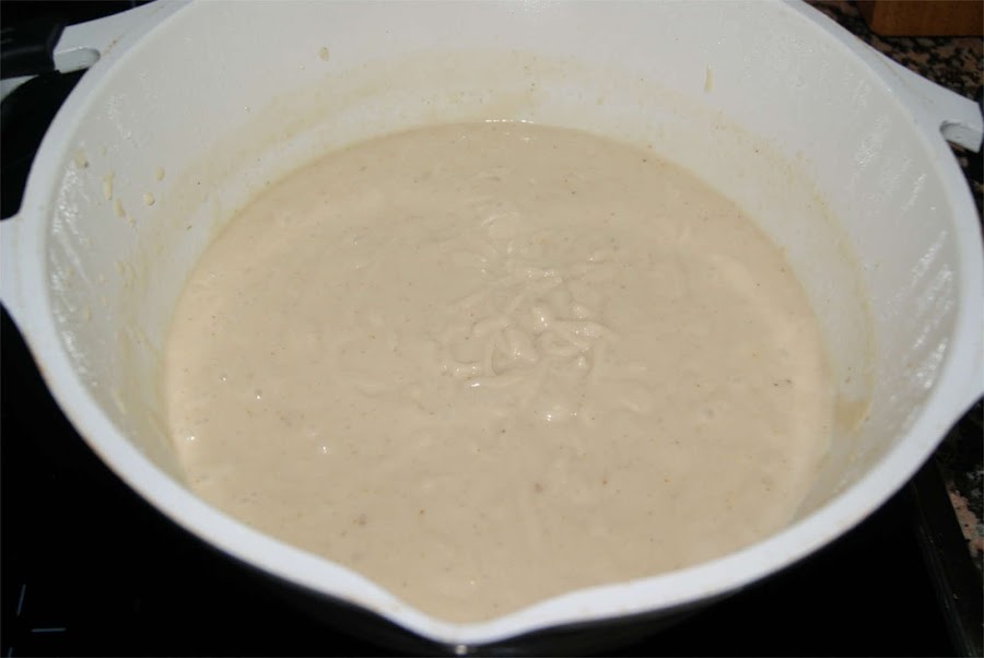 Crema de coliflor al curry paso 4