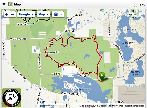 pontiac lake bike trail