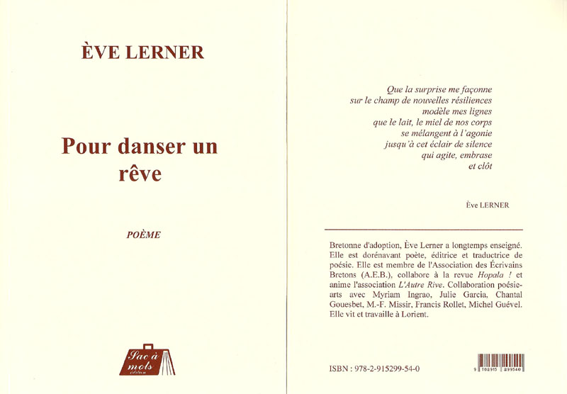 Pour danser un rêve Eve Lerner