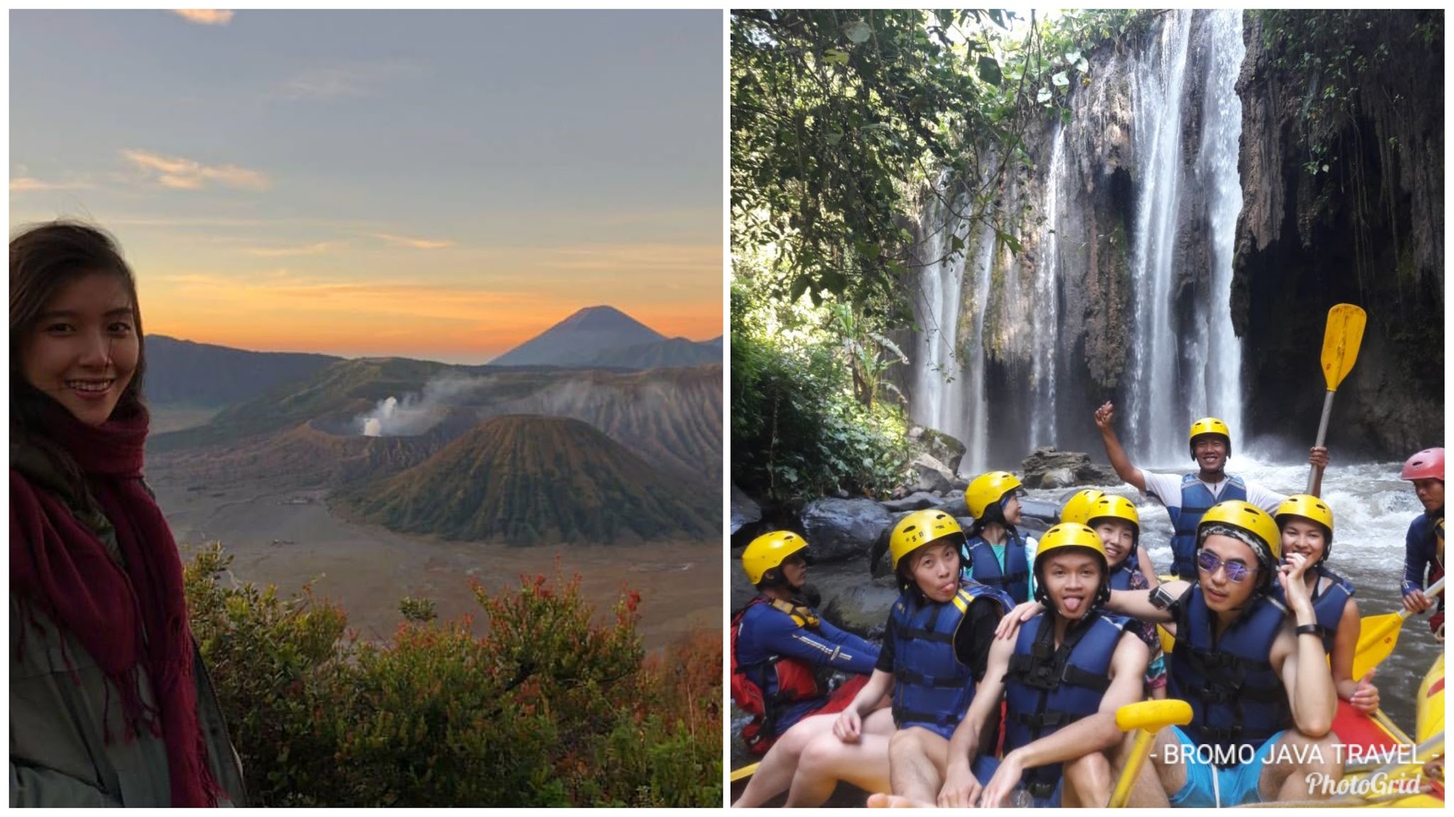 Mount Bromo Midnight, Water Rafting tour package