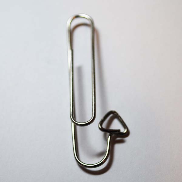 Whimsie Doodles Digital Stamps Up cycle Paper clips by making fish hooks!