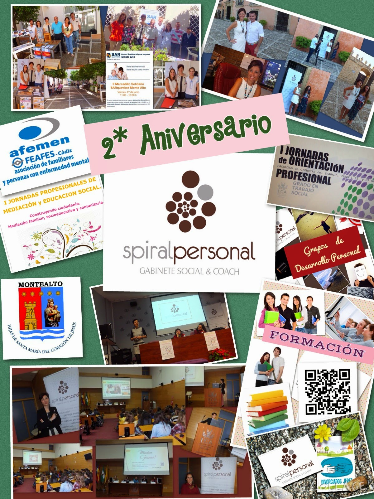 2º Aniversario de Spiral Personal. Gabinete Social & Coach