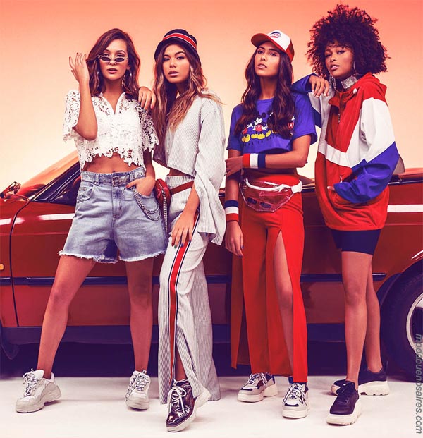 MODA PRIMAVERA VERANO 2021 ARGENTINA - Moda y Tendencias en Buenos Aires : MODA PRIMAVERA VERANO 2019: SPORTY CHIC JUVENIL EN LA COLECCIÓN 47 STREET PRIMAVERA VERANO 2019