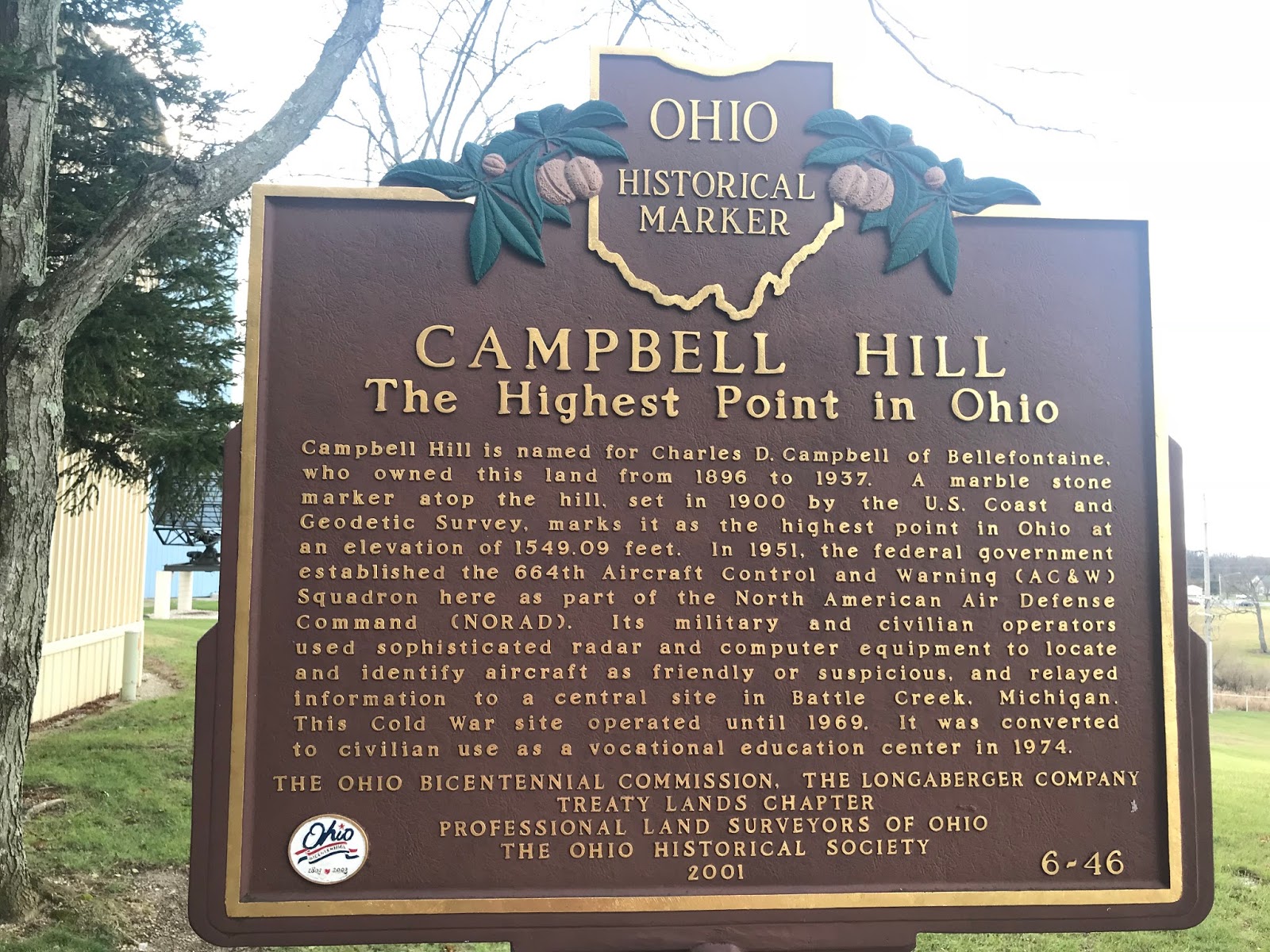 1000 Hikes in 1000 Days Campbell Hill Highest Point in Ohio