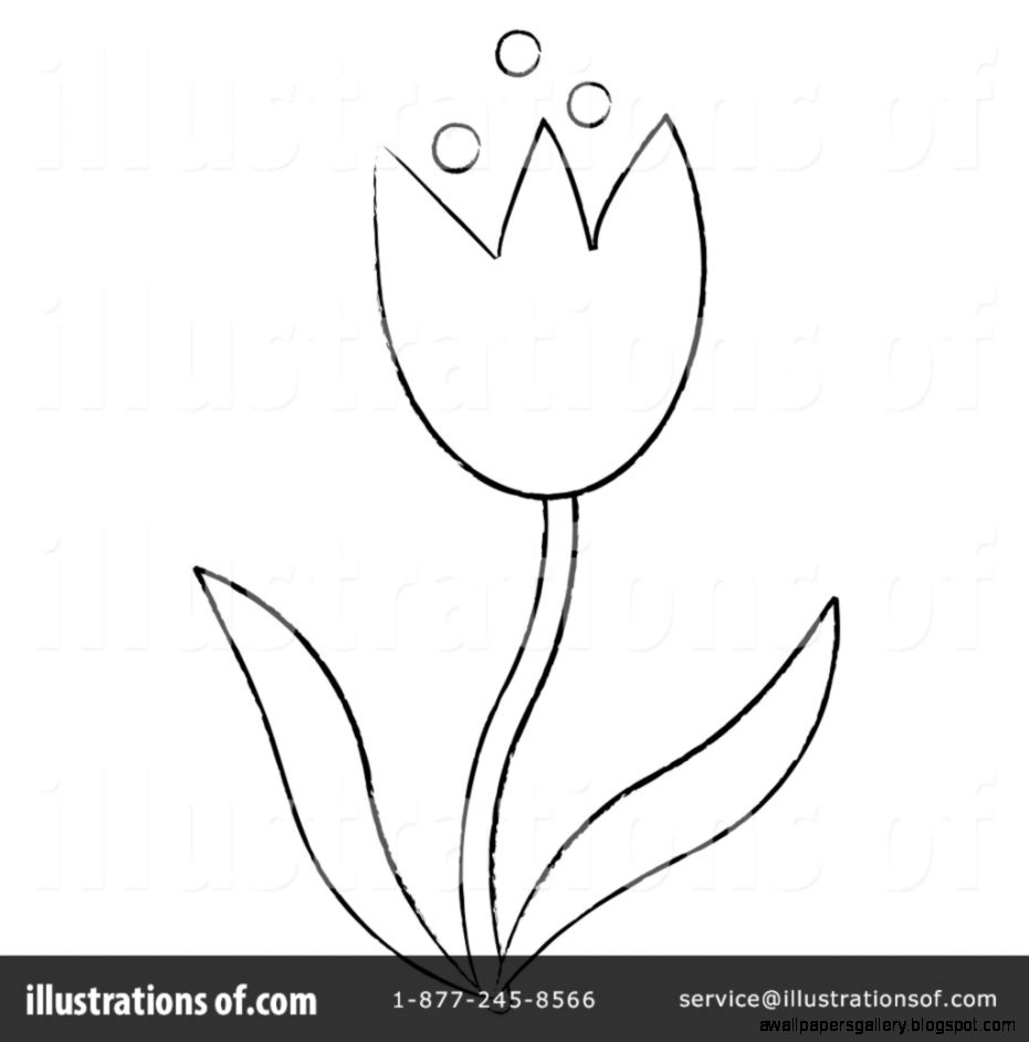 Tulip Clipart 73893   Illustration by Pams Clipart