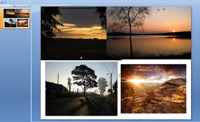 four images in PowerPoint to print