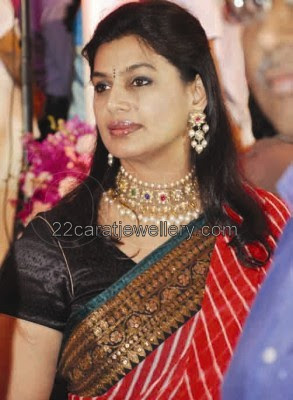 Pinky Reddy in Kundan Choker - Jewellery Designs