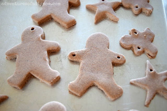 gingerbread ornaments ready to bake