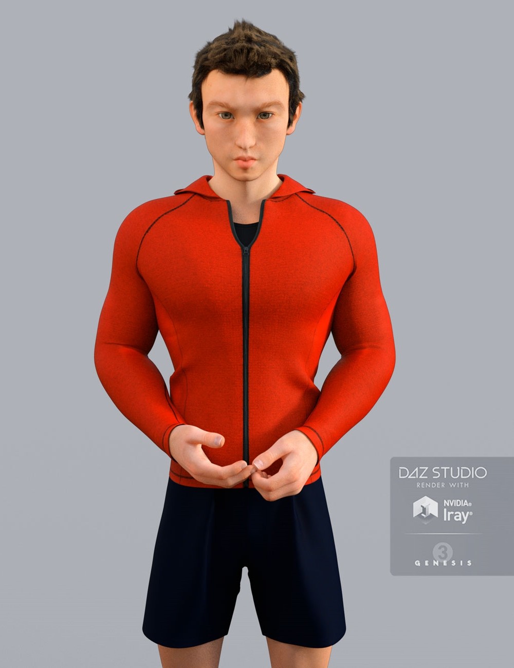 Lee 6 Men for Daz Studio and Poser