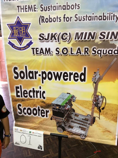 Solar powered electric scooter