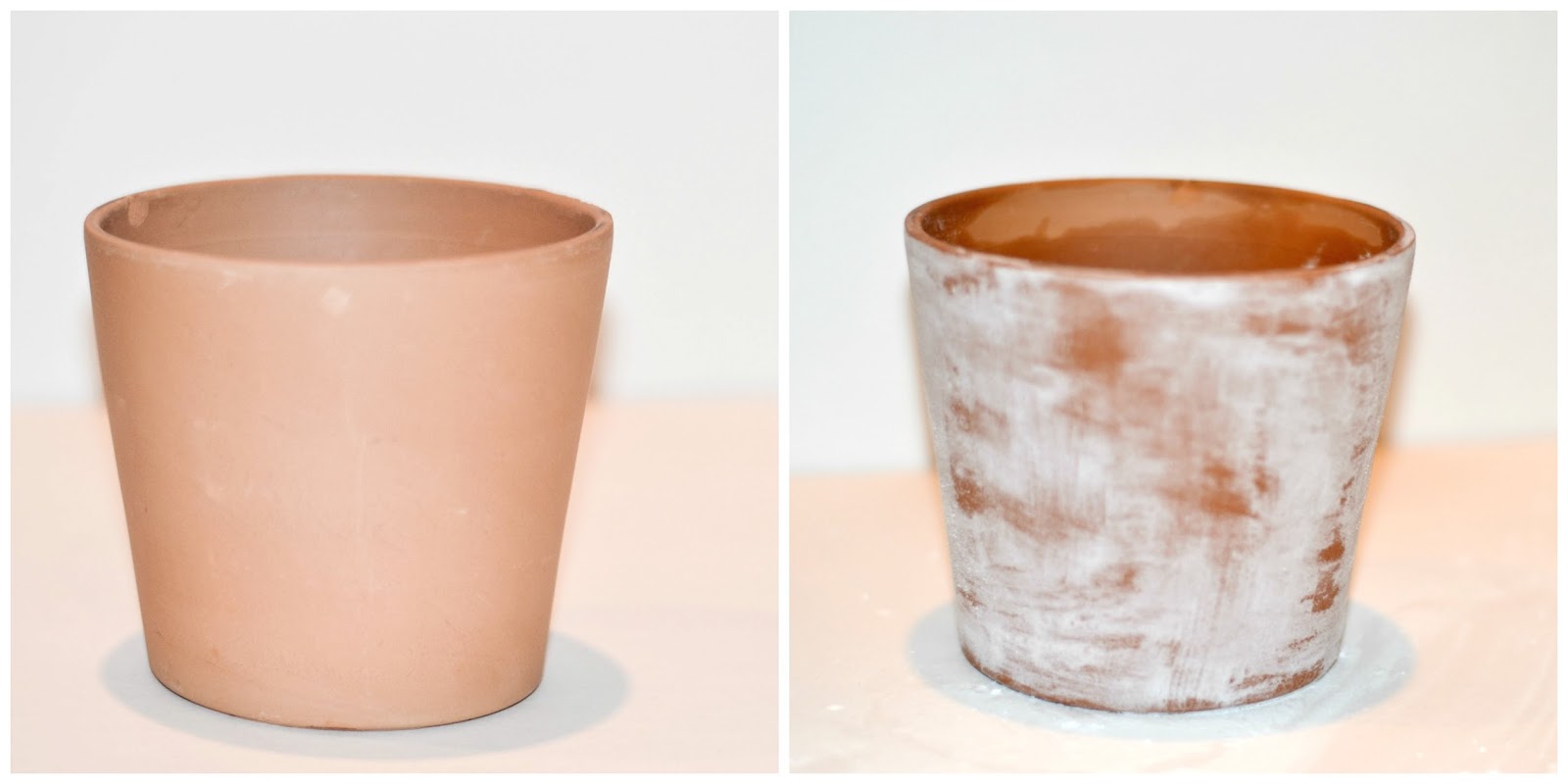 How to Make Pots from Terracotta Air Dry Clay (not actual flower