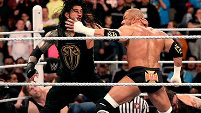 Triple H Vs Roman Reigns Wrestlemania 32 Live WWE World Heavy Weight Championship