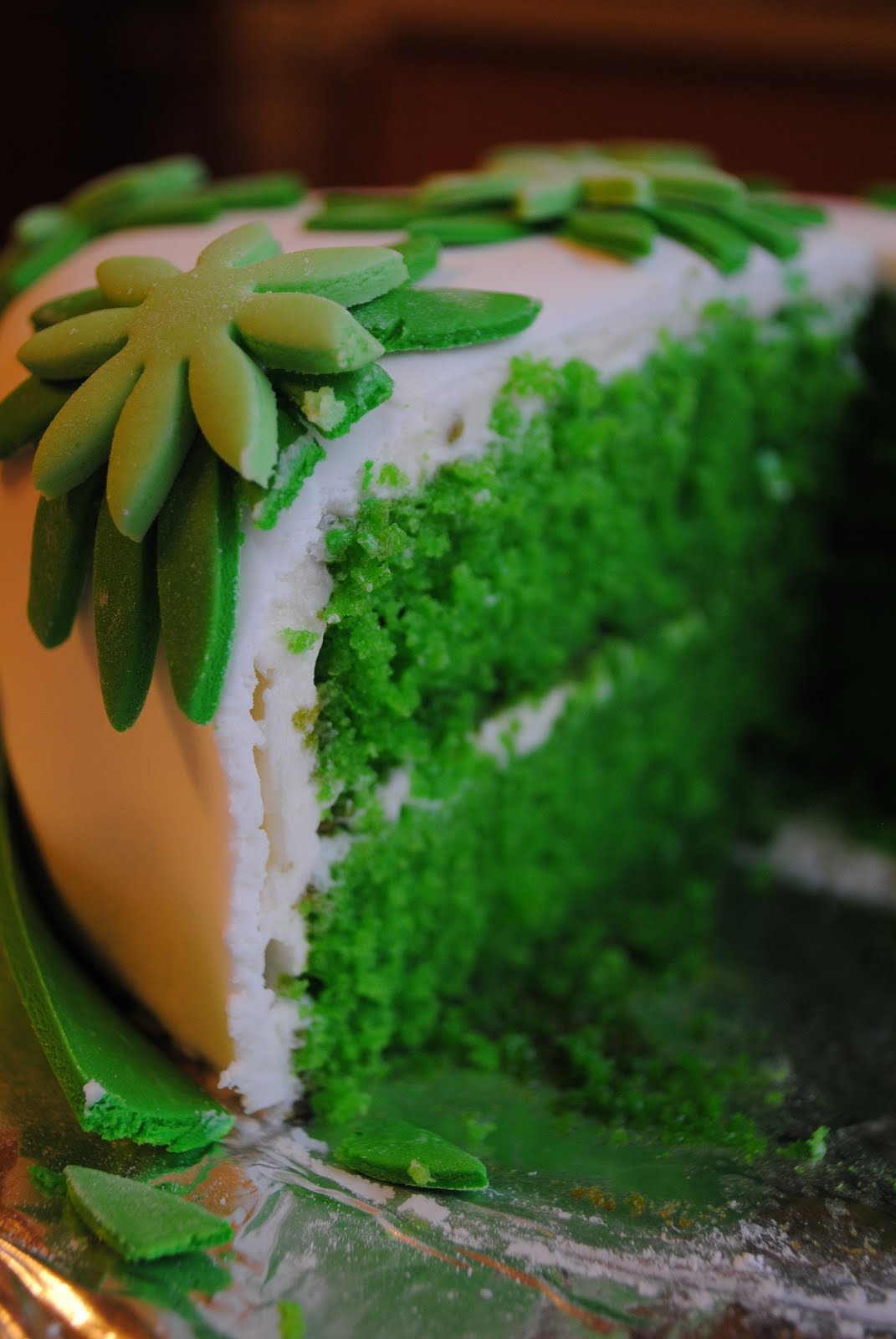 Um, What Are You Doing? Green Cake