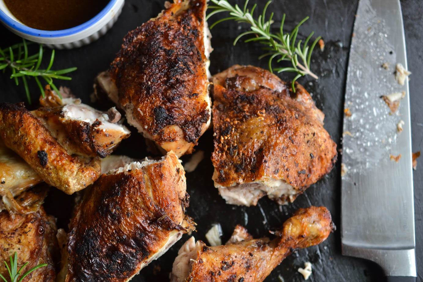 Greedy Girl Crispy Rosemary garlic chicken