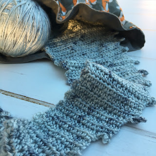 Northmoor Lock crochet shawl