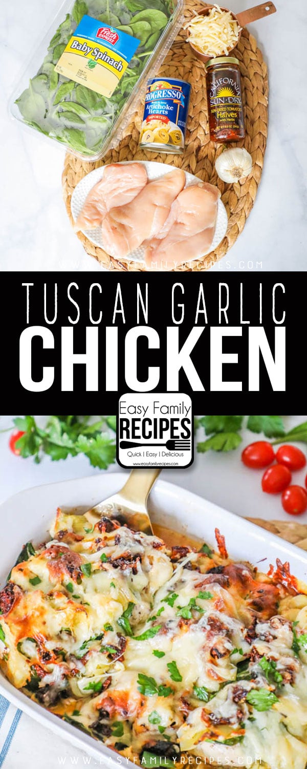 TUSCAN GARLIC CHICKEN - Delicious