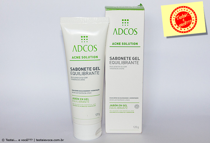 Sabonete Gel Equilibrante (Acne Solution) - Adcos