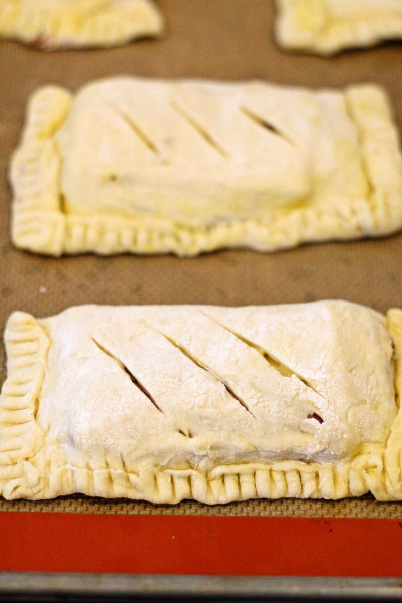 Perfectly imperfect Ham and Cheese Danish