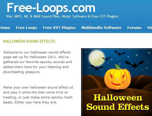 EFFETTI SONORI HALLOWEEN DA SCARICA