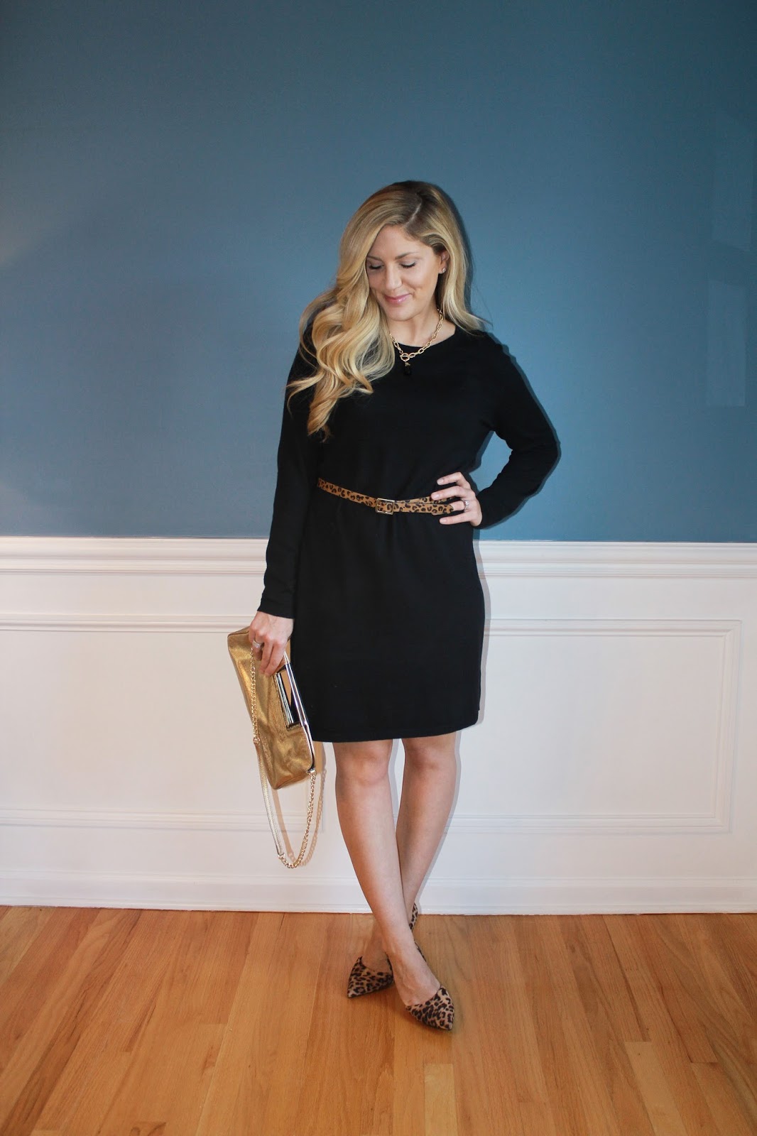 Outfitted411 Sweater Dress Cinched...