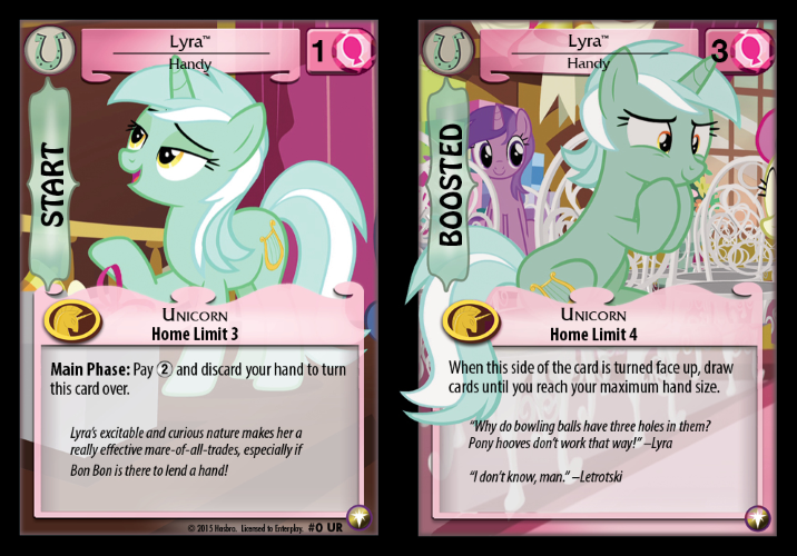 MLP Lyra, Handy CCG Cards MLP Merch