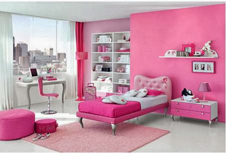 Pink Color Bedroom