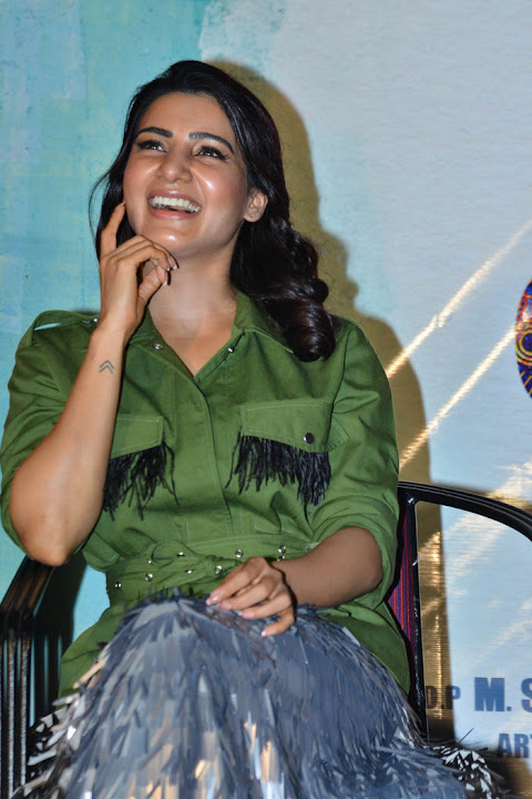 Samantha Akkineni at Chi La Sow Press Meet