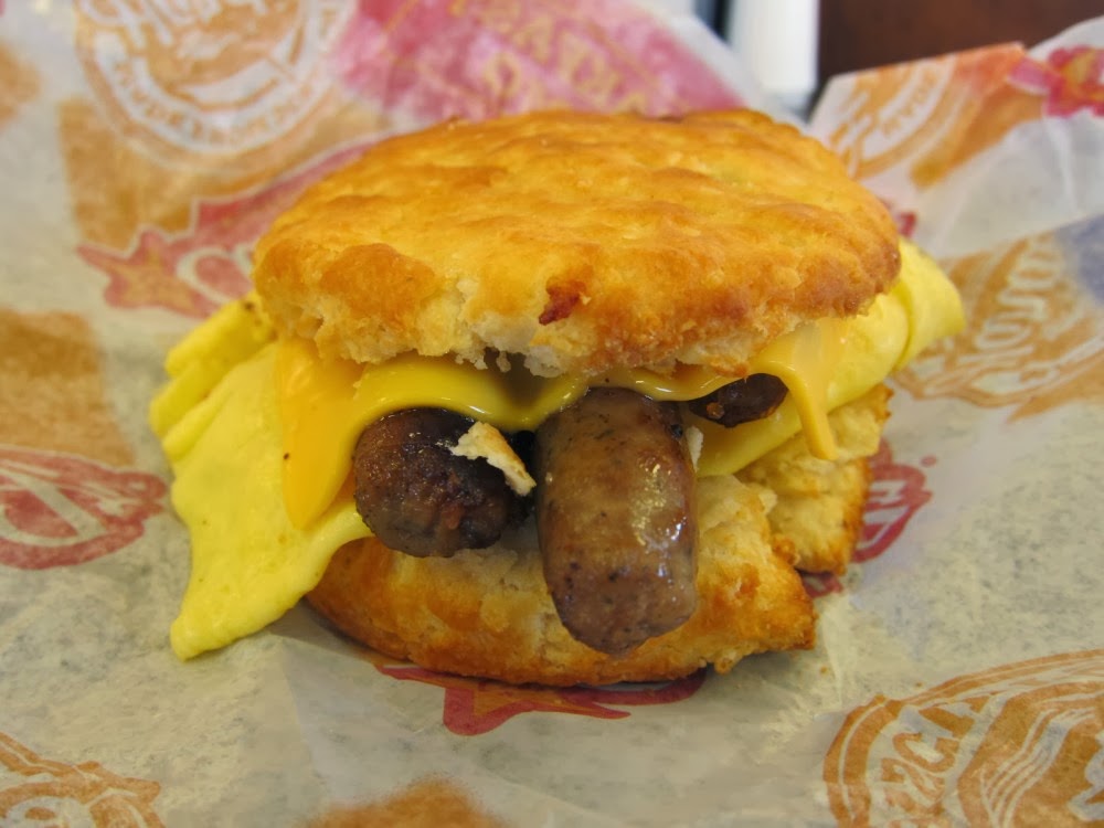 Review Carl's Jr. Maple Sausage, Egg, and Cheese Biscuit