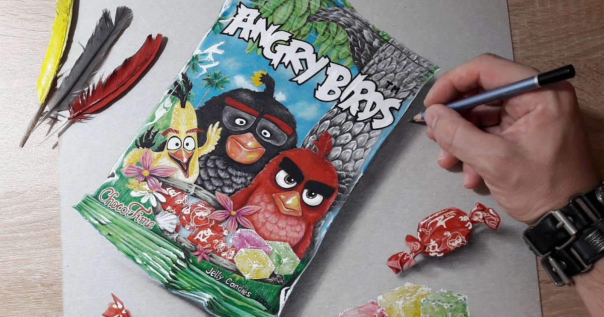 How to Draw Space Angry Birds - DrawingNow