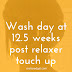 Wash Day: 12 1/2 Weeks Post 4/19 Relaxer Touch Up