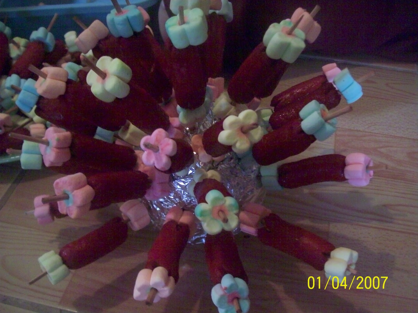 Life With Phot Hotdog and Marshmallow on Stick