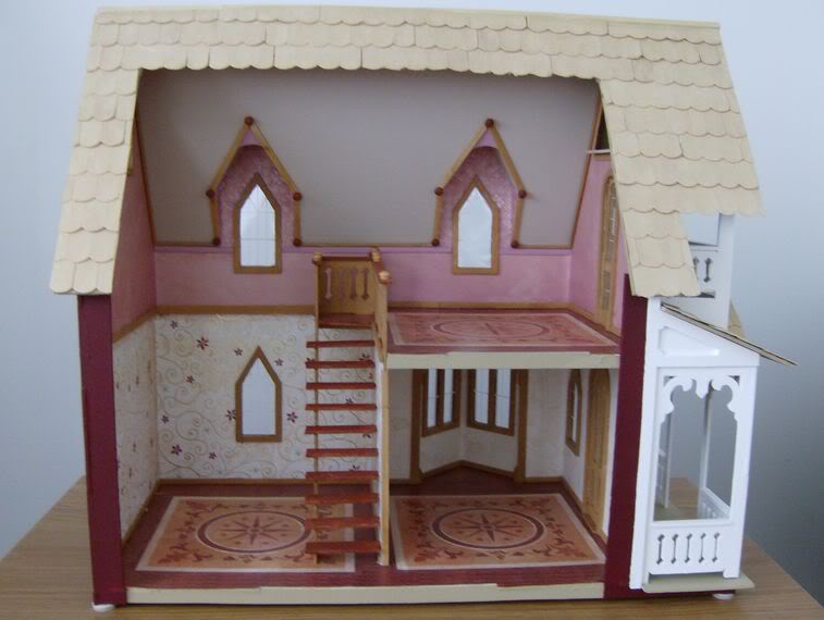 More Minis Dollhouses The Vineyard Cottage Dollhouse Day 7