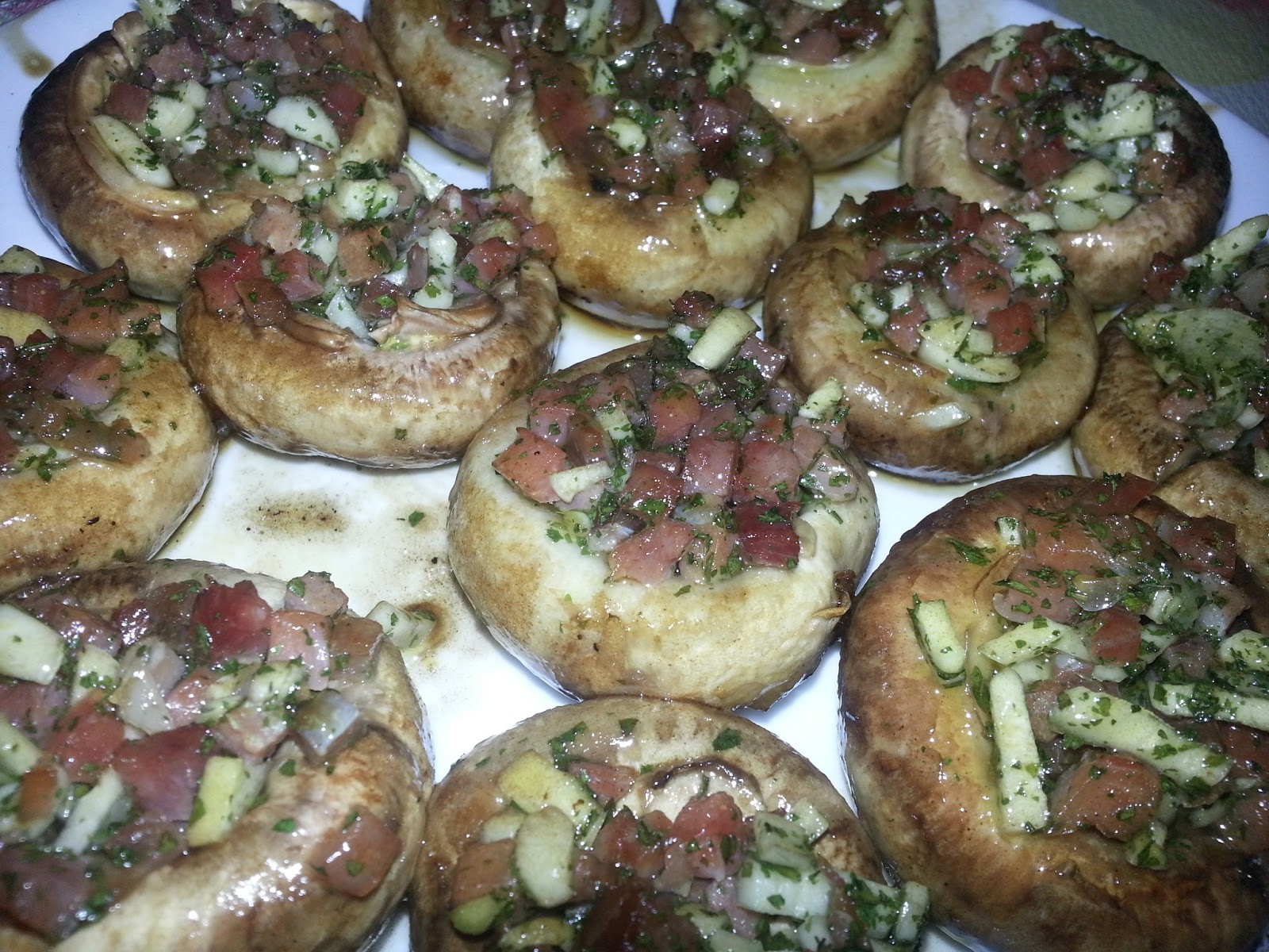 Champiñones a la plancha