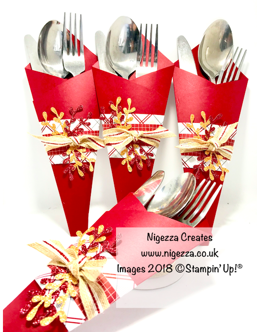 Nigezza Creates Christmas Cutlery Holder