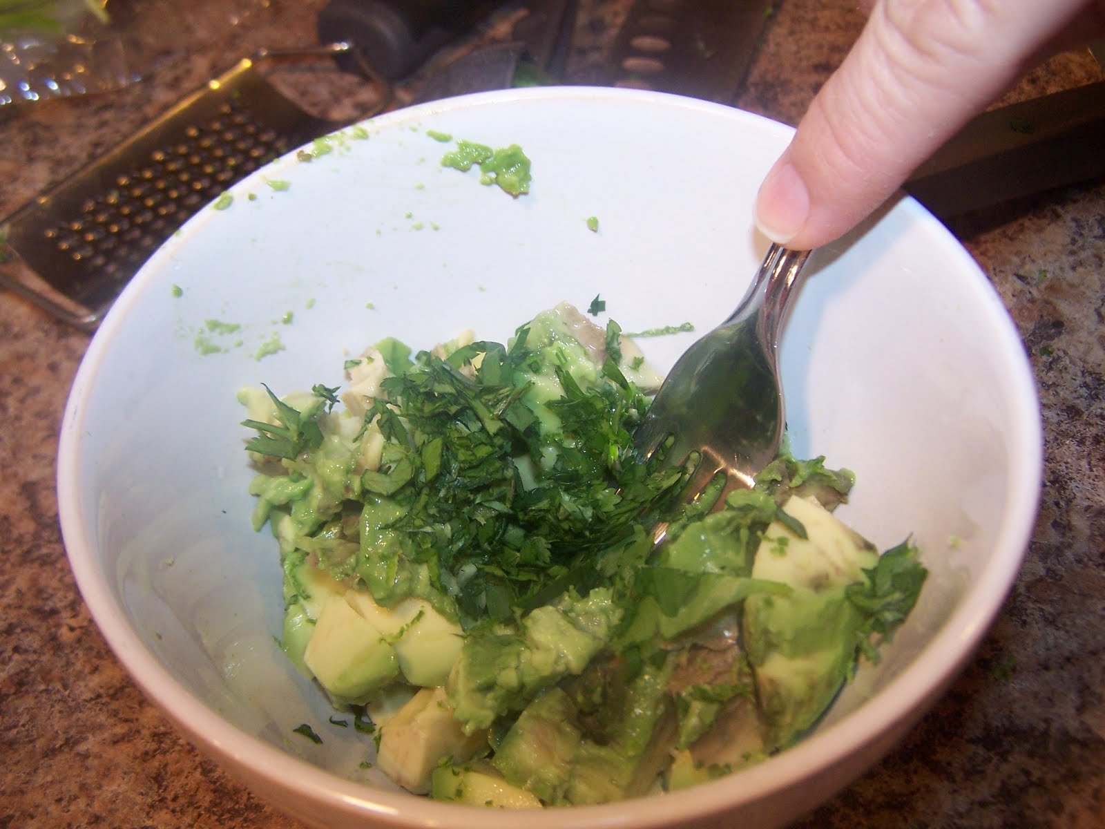 The Peppered Pantry CilantroLime Guacamole