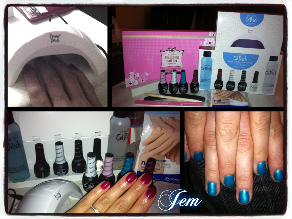 Pretty Nails and Tea Fingerpaints Gel Polish and LED Lamp