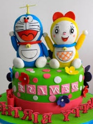 kue karakter Doraemon
