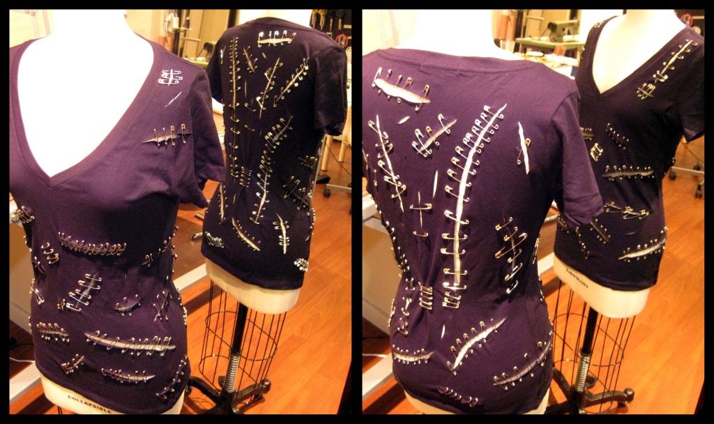 SWFDS: [DIY Tutorial] Safety Pin Shirt