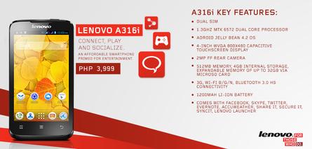 Lenovo A316i v4.2.2 Stock ROM Firmware Flash File