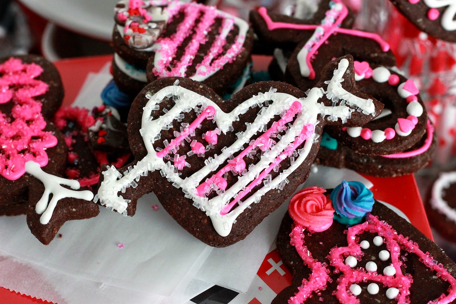 Feeding My Addiction Healthy Chocolate CutOut Cookies