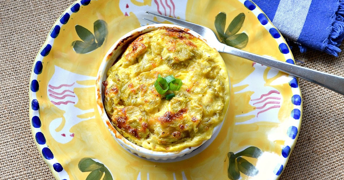 This is How I Cook Simply Baked Green Chili Scrambled Egg Souffle