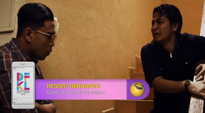 Cerekarama Resort Berhantu Izzue Islam di dalam cerekarama Resort Berhantu