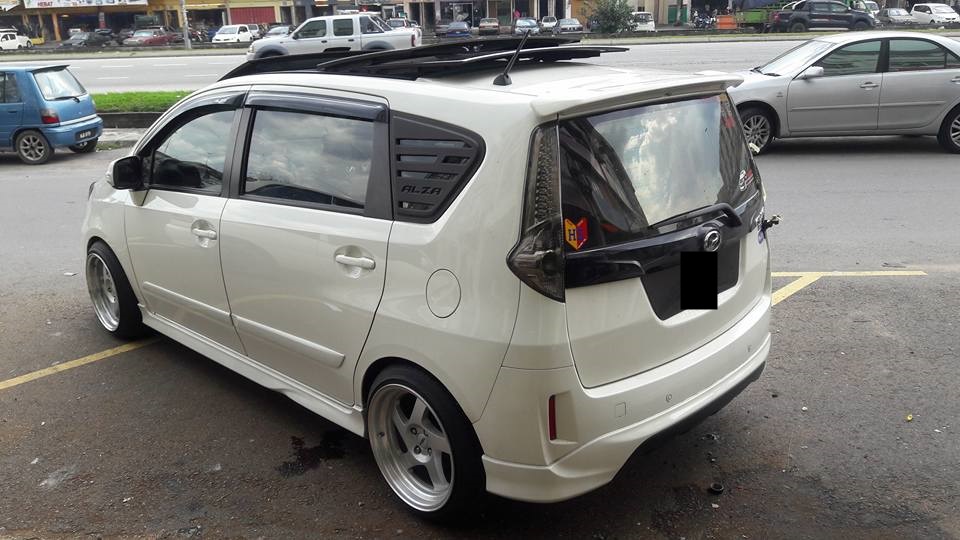 Bengkel sunroof PRODUA ALZA CONVERT SUNROOF HARRIER